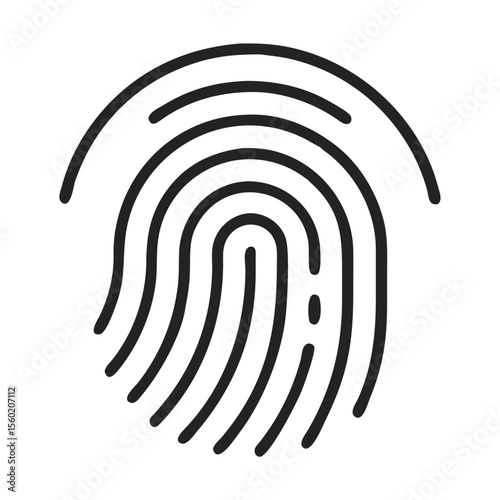 Artistic representation of a fingerprint showcasing its unique patterns and lines.