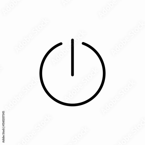 power on off icon sign vector