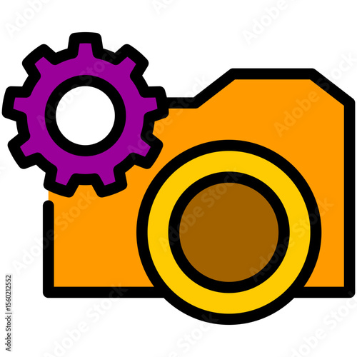 settings filled line icon