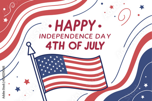 Patriotic 4th of July Design: Celebrate Independence Day