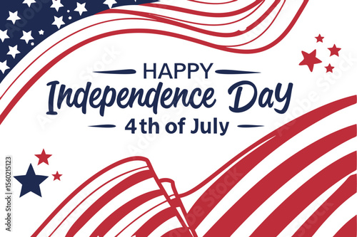 Celebrate Independence Day: A Patriotic Design for the 4th of July