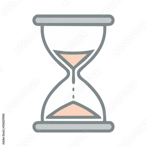hourglass vector illustration