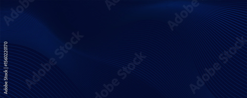 Premium background design with diagonal dark blue line pattern. Vector horizontal template for digital lux business banner, contemporary formal invitation, luxury voucher, prestigious gift certificate