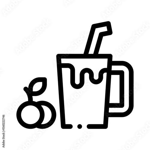 smoothie line icon