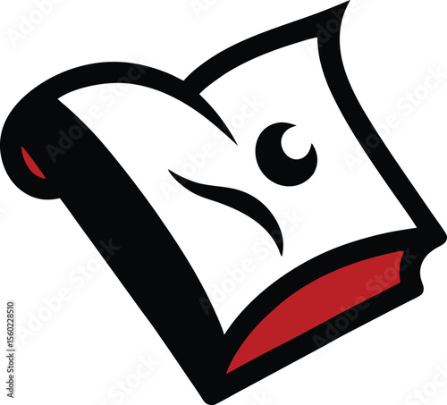 Cartoon vector illustration of highquality book icon helloween