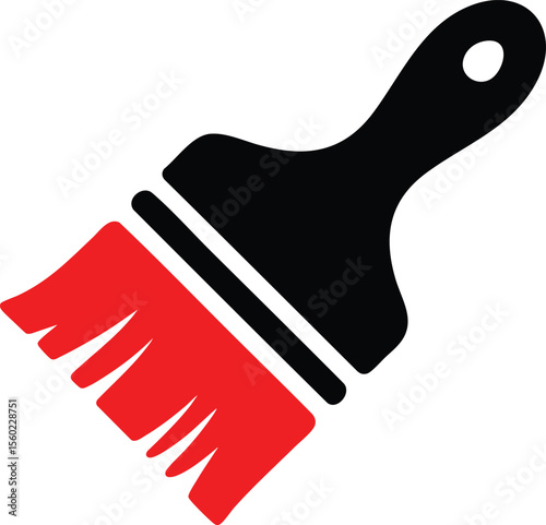 Paint Brush Vector Illustration A Versatile Tool for Artistic Expression with a Transparent Background Perfect for Creative and Design Projects