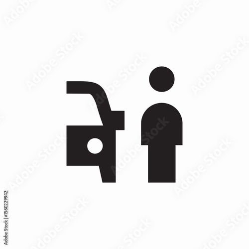 car owner icon sign vector