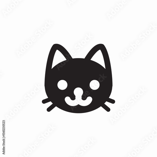 feline cat icon sign vector