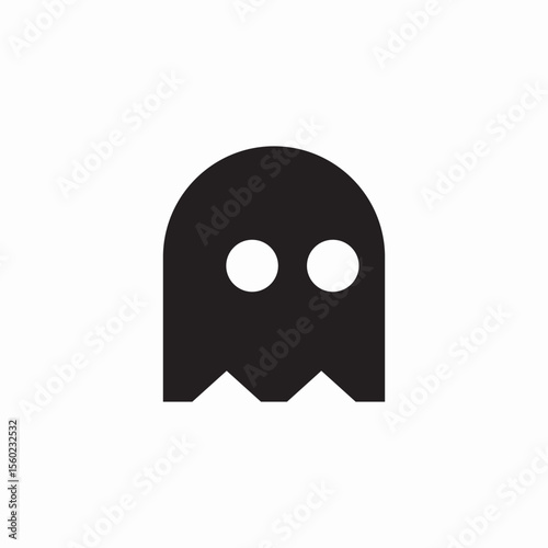 ghost game character icon sign vector