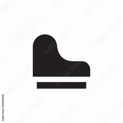 grand piano icon sign vector