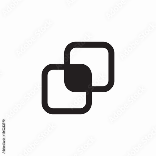layer overlap icon sign vector