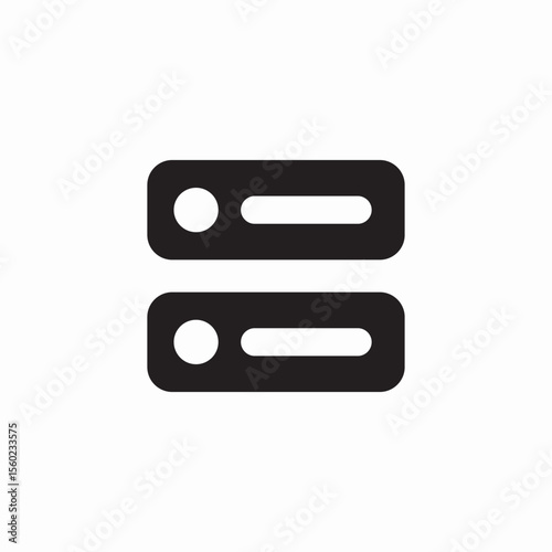 server architecture icon sign vector