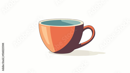 Modern Minimal Style Cup Design with Simple Handle for Creative Projects