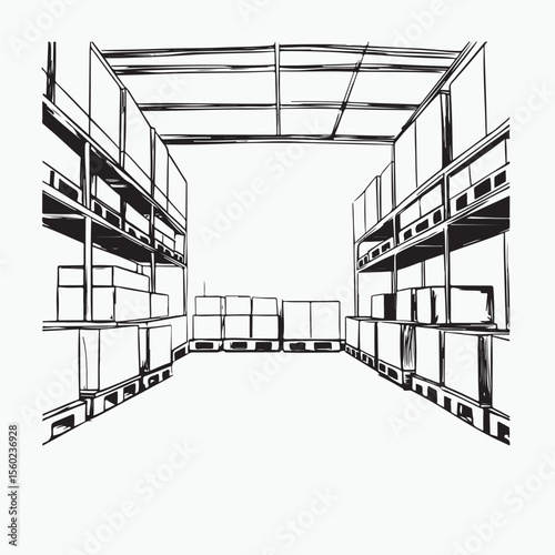 vector illustration of a building