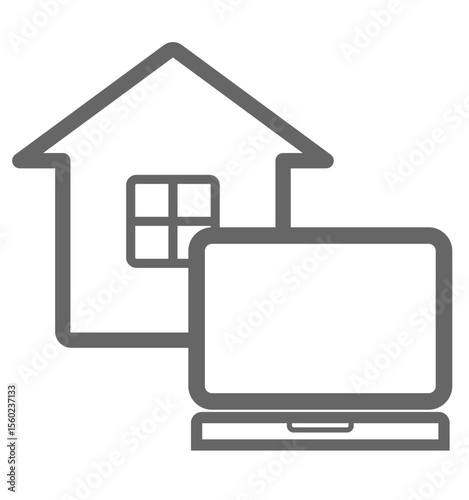 テレワークのアイコン