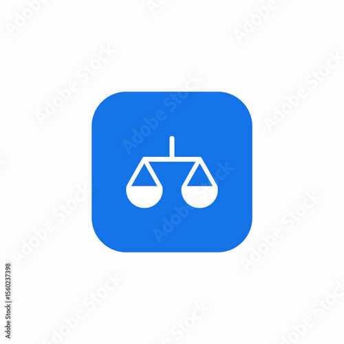 court balance icon sign vector