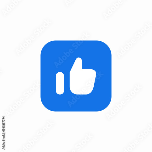 finger thumbs up  icon sign vector