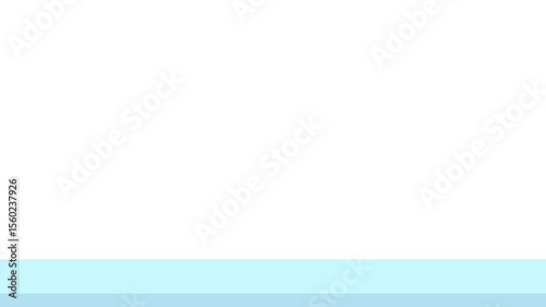 Blue pentagons zoom in animation background with copy space for business ideas and explainer presentation videos