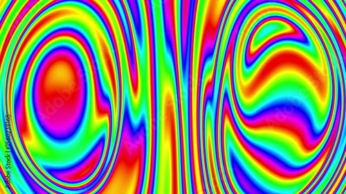 Colorful Distorted Gradient Lines