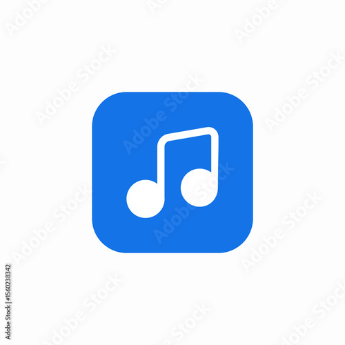 music category icon sign vector