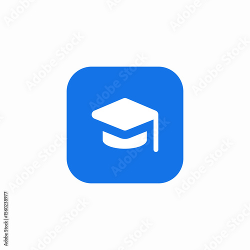 university graduation icon sign vector