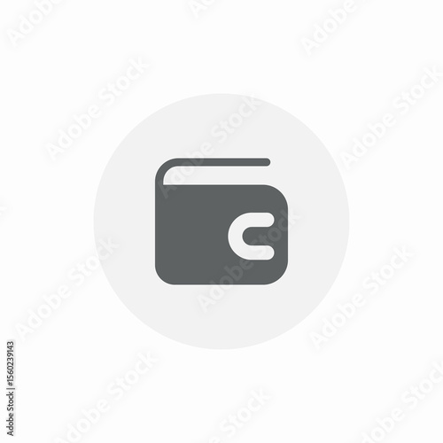 wrap wallet icon sign vector