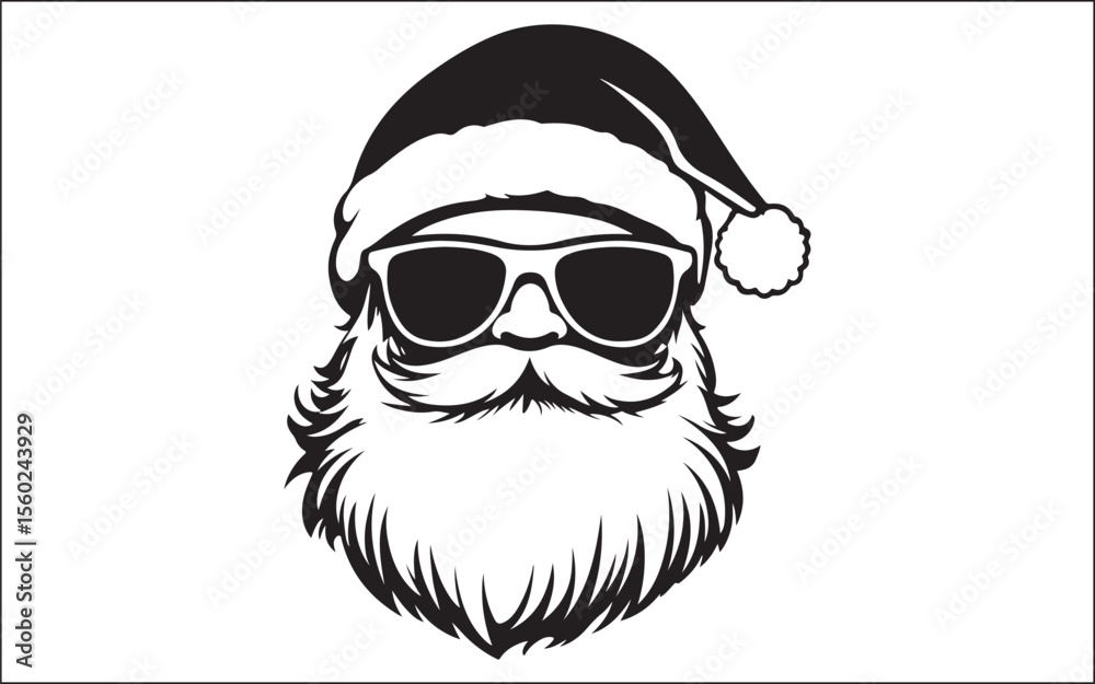 Fototapeta premium christmas penguin with hat