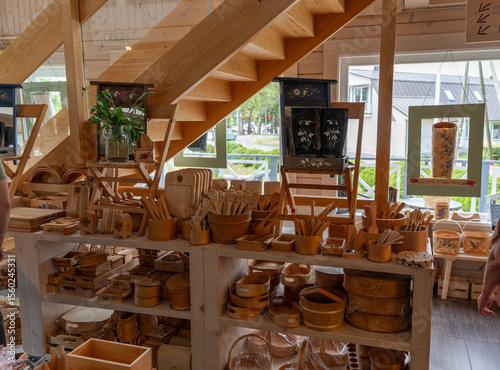 interior of village shop in estonia