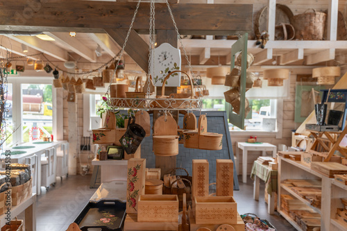 interior of village shop in estonia