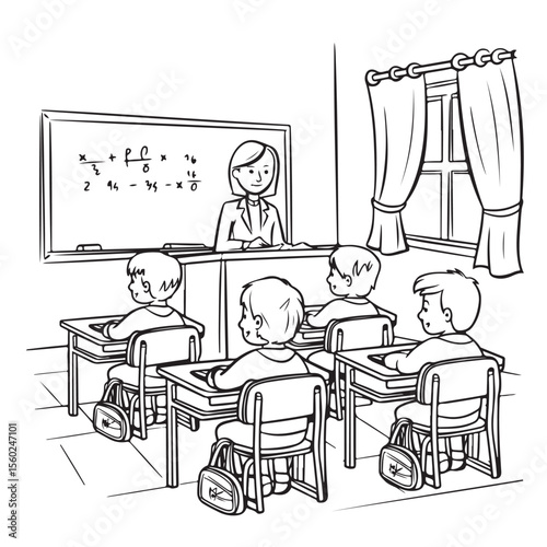 teacher and student