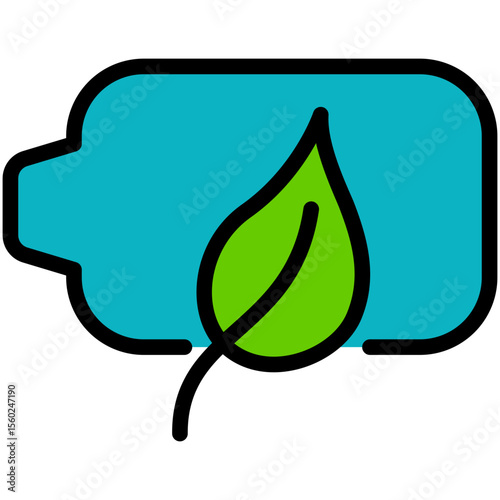 battery saver filled line icon