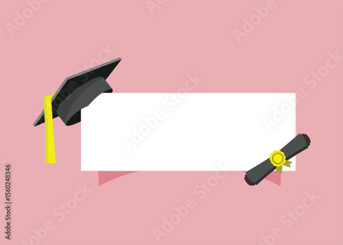Banner graduation cap
