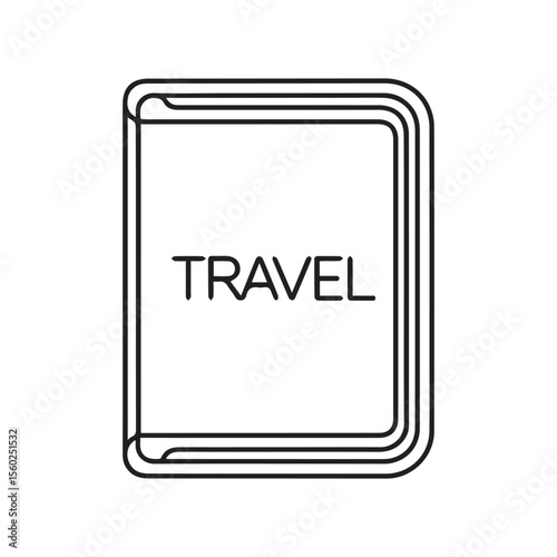 continuous line drawing employee identification card illustration vector, Continuous one line drawing employee identification card illustration. Vector ID one line card, Business ID Card Continuous