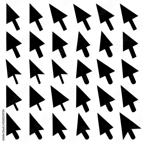 A versatile collection of arrow icons, perfect for web design and indicating direction