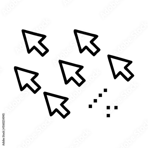 A versatile collection of arrow icons, perfect for web design and indicating direction