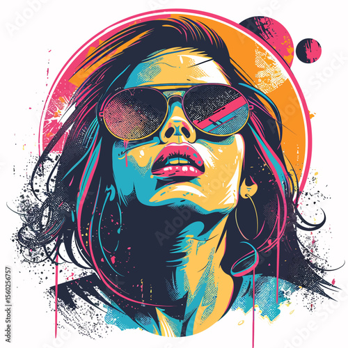 really basic retro vintage-inspired design for tshirt