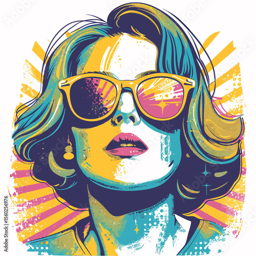 really basic retro vintage-inspired design for tshirt