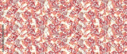 Vector abstract light texture, pixel graphic effect. Many squares of different colors. Pixels. Wide mosaic background and wallpaper