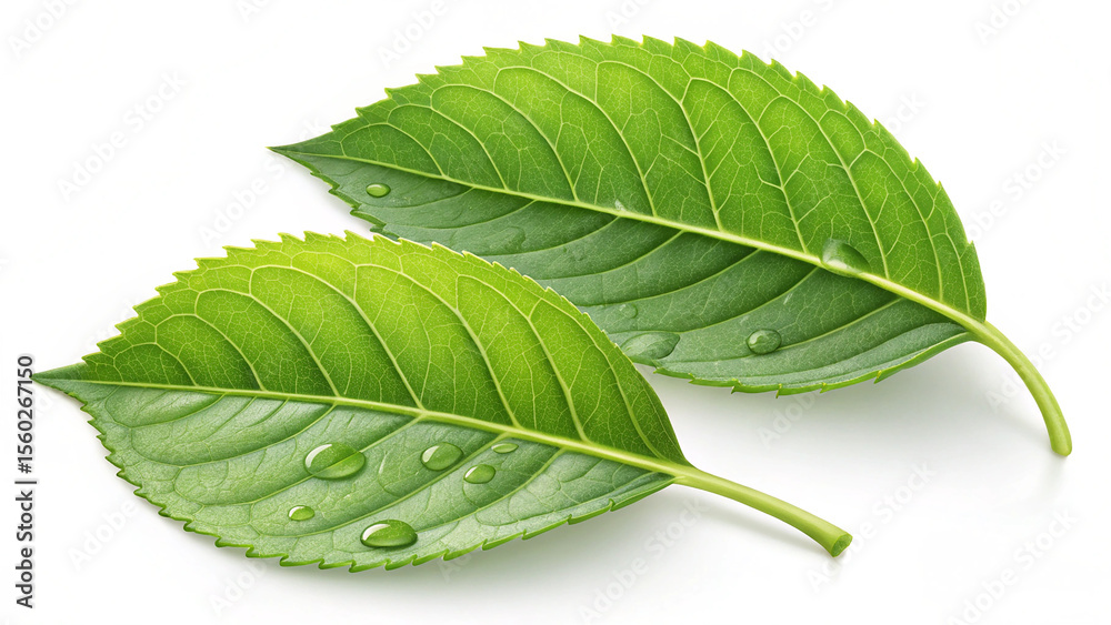 Obraz premium green leaf isolated