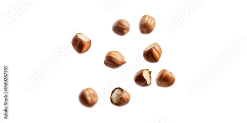 Wallpaper Mural Hazelnuts. Nutritious Snack And Culinary Ingredient Isolated On Transparent Background Torontodigital.ca