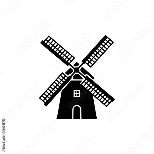 windmill vector icon