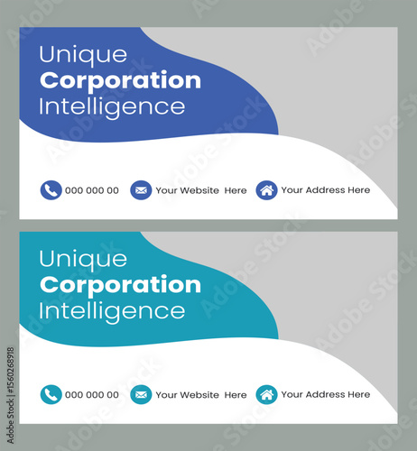  Youtube cover and corporate business banner template
