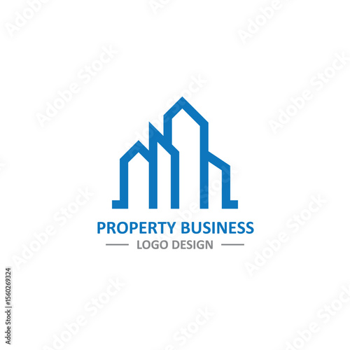 Property Logo Design. Property logo template vector design illustration. Building business logo. Building Icon Property.
