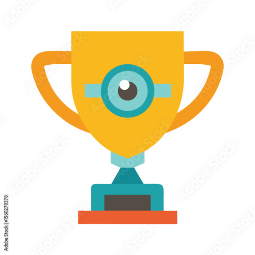 Golden trophy