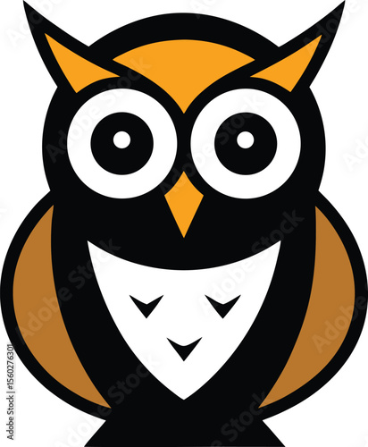 Owl vector illustration cartoon Premium AI-generated vector