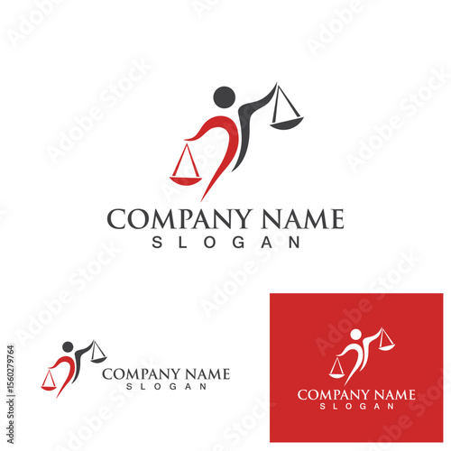 Law Firm logo and icon design templatevector | Premium Vector
