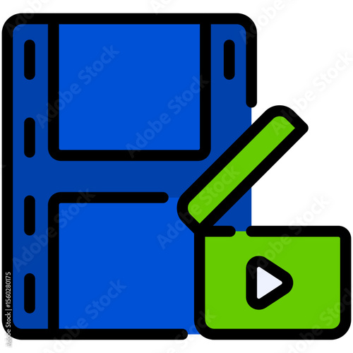 film filled line icon