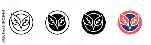 Plant Based icon sheet multiple style collection