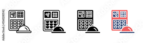 Meal Prep icon sheet multiple style collection