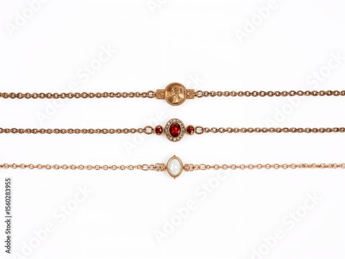 Different armlet design on plain white background